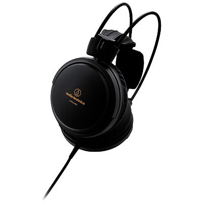 Audio-Technica ATH-A550Z Art Monitor Closed-Back Dynamic Over-Ear Headphones, Black